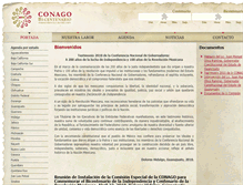 Tablet Screenshot of bicentenario.conago.org.mx